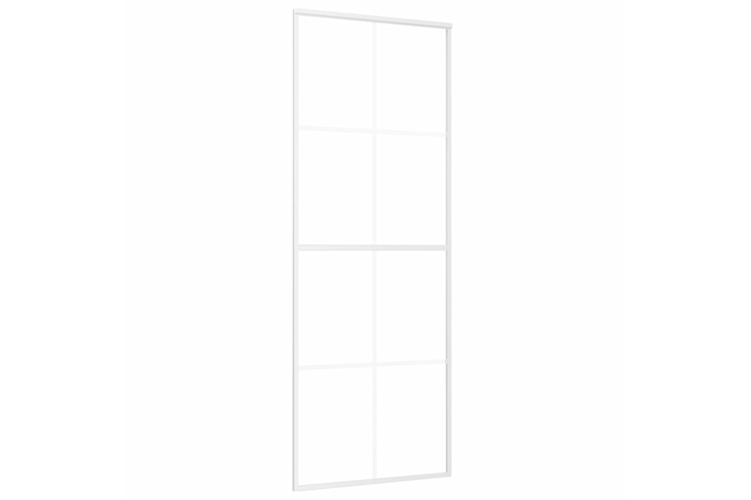 vidaXL 151668 Sliding Door Esg Glass And Aluminium 76x205cm White
