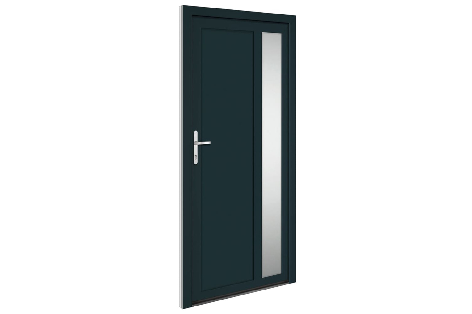 vidaXL 3157100 Front Door Anthracite 98x200cm Pvc