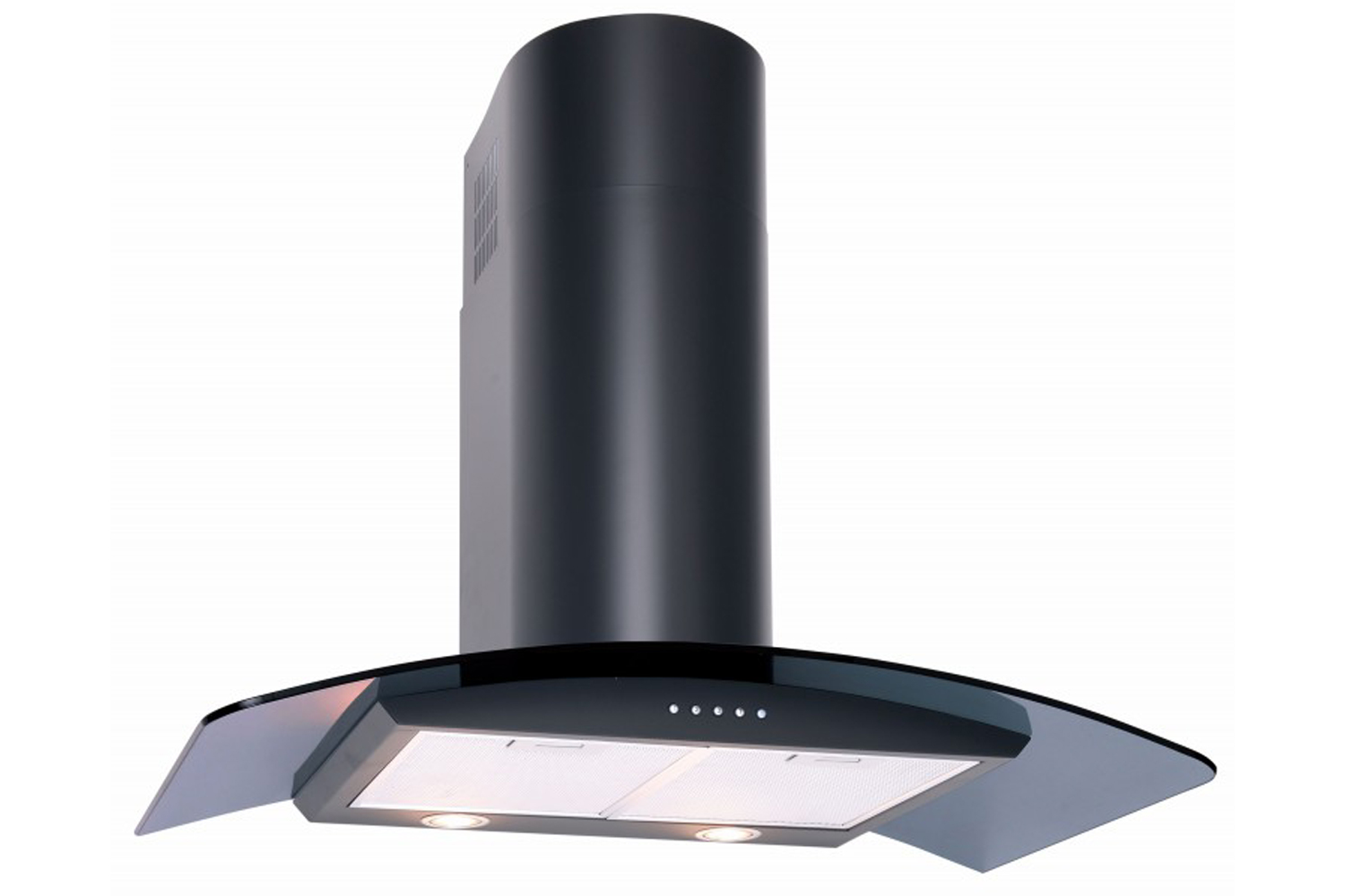 Luxair 100cm Curved Glass Cooker Hood | LA100CVDBLK