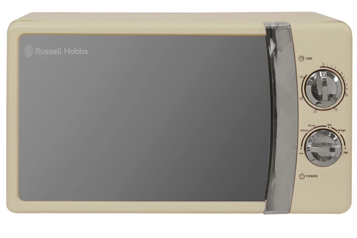 Russell Hobbs 17L 700W Freestanding Solo Microwave | RHMM701C | Cream