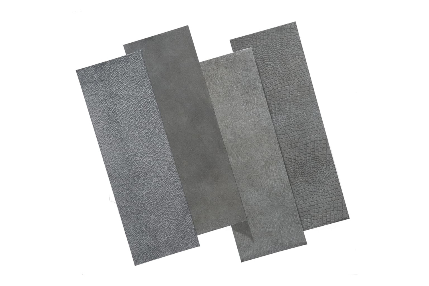 Wallart 440935 Leather Tiles Lyttelton Bluish Grey 16 Pcs