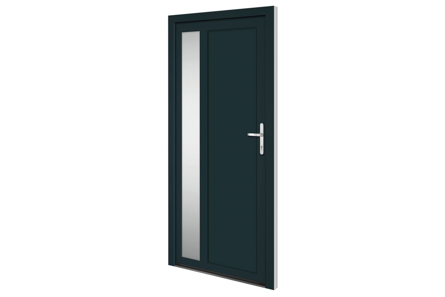 vidaXL 3157104 Front Door Anthracite 98x208cm Pvc
