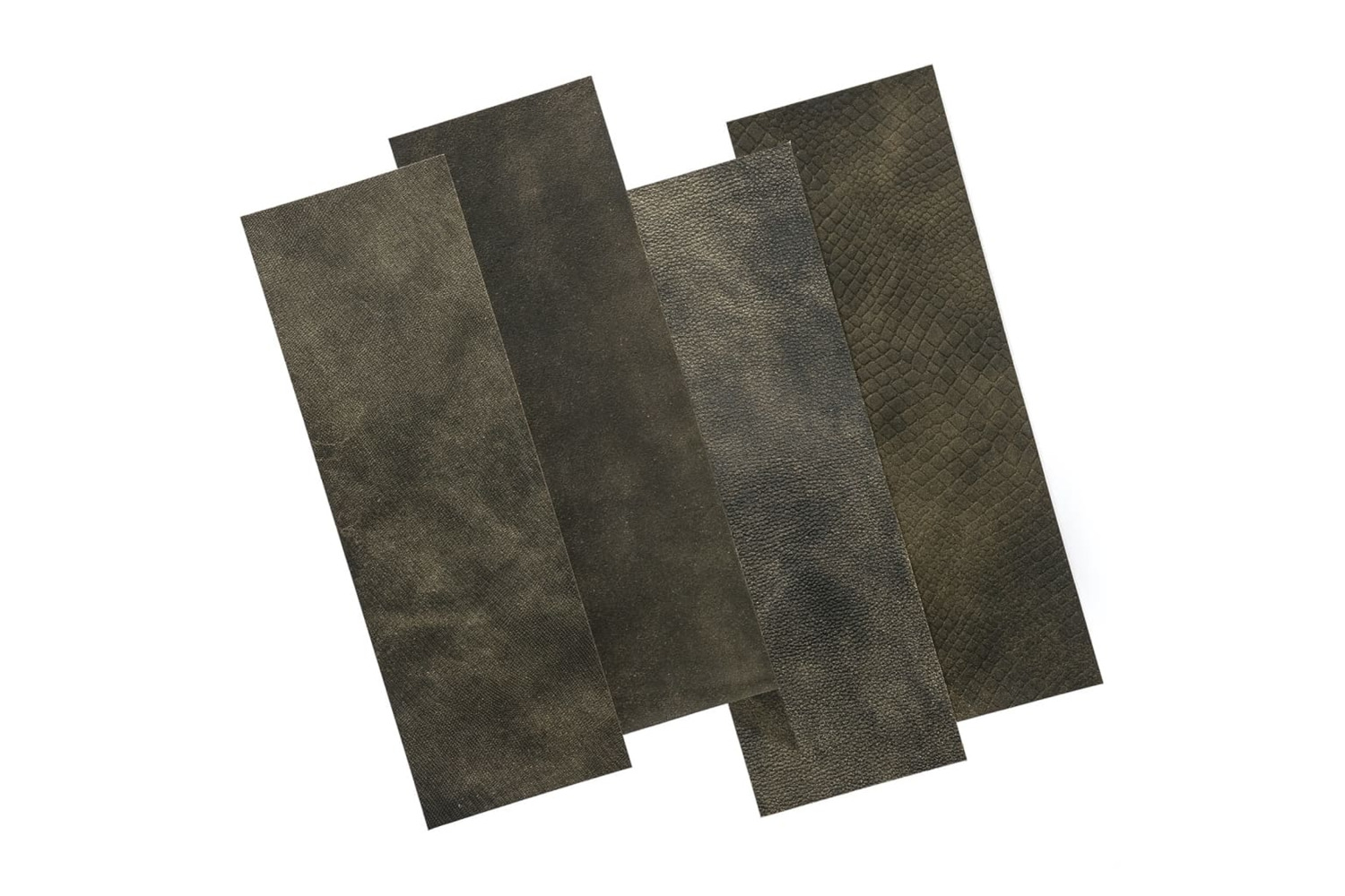 Wallart 440926 Leather Tiles Hennessy Two Tone Black 16 Pcs