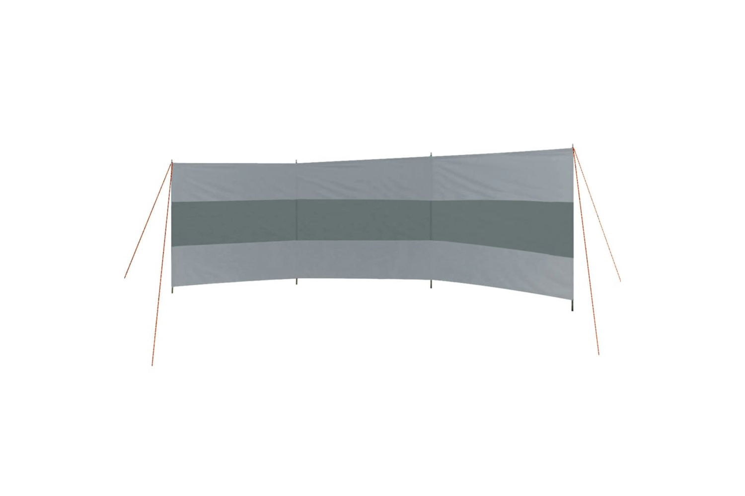Bo-camp 428654 Windbreak Popular 500x140 Cm Grey And Anthracite