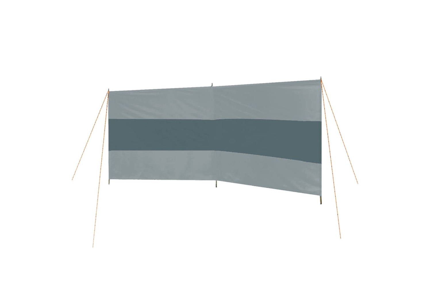 Bo-camp 428658 Windbreak Brendan 335x120 Cm Grey And Anthracite