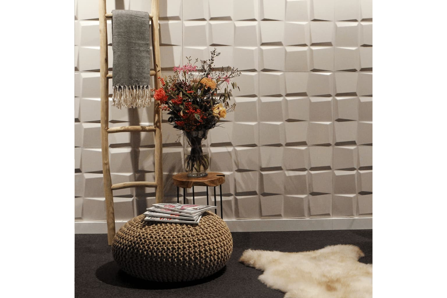 Wallart 276209 24 Pcs 3d Wall Panels Ga-wa21 Oberon