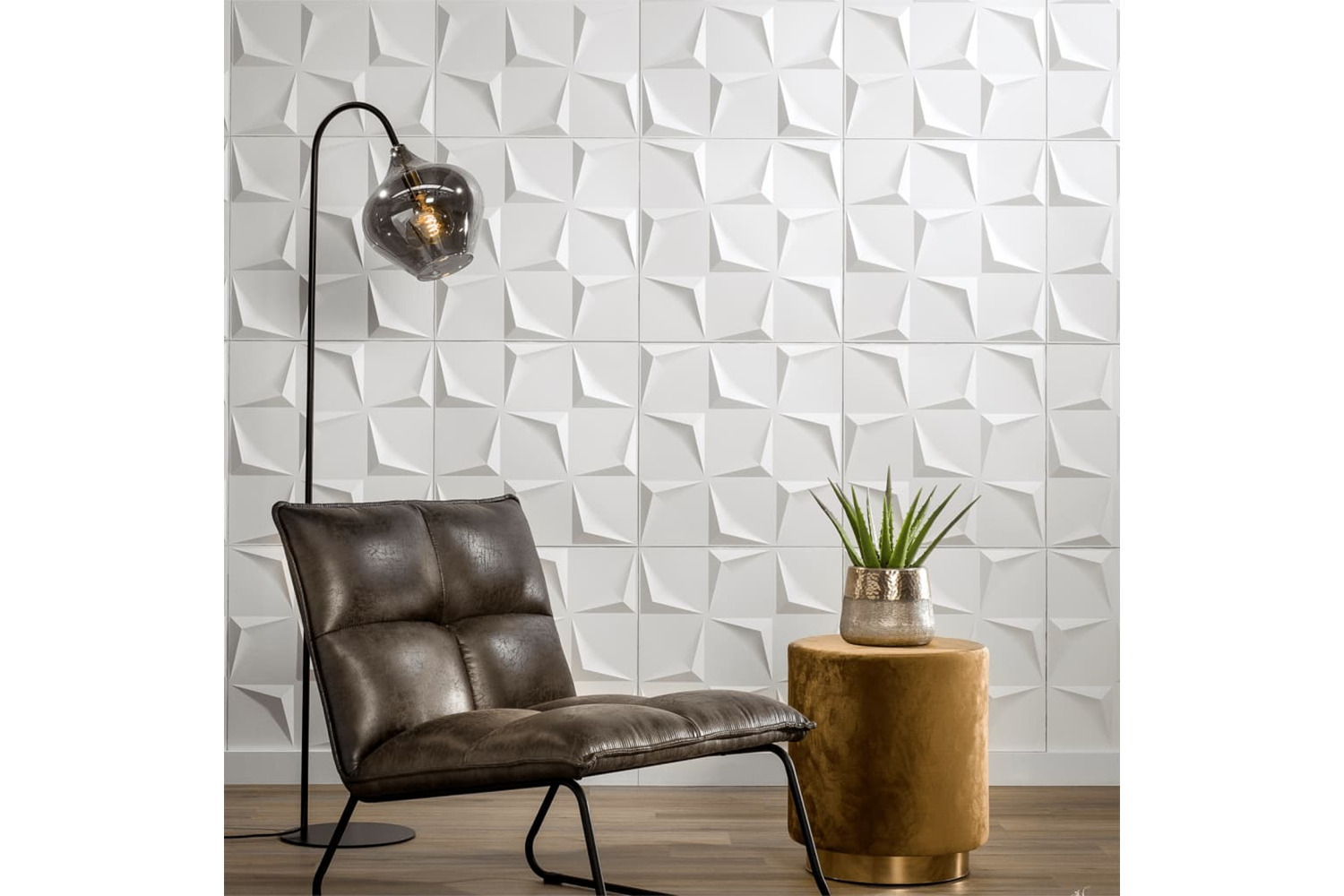 Wallart 3082864 24 Pcs 3d Wall Panels Ga-wa28 Beau