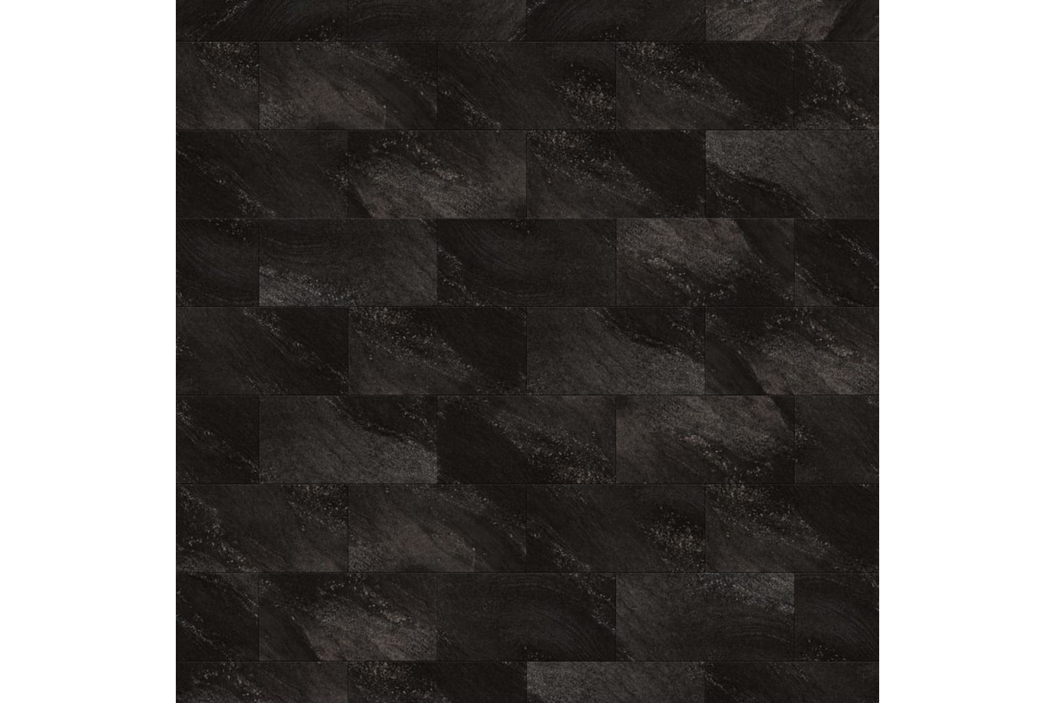 Grosfillex 431016 Wallcovering Tile Gx Wall+ 11pcs Stone 30x60cm Black