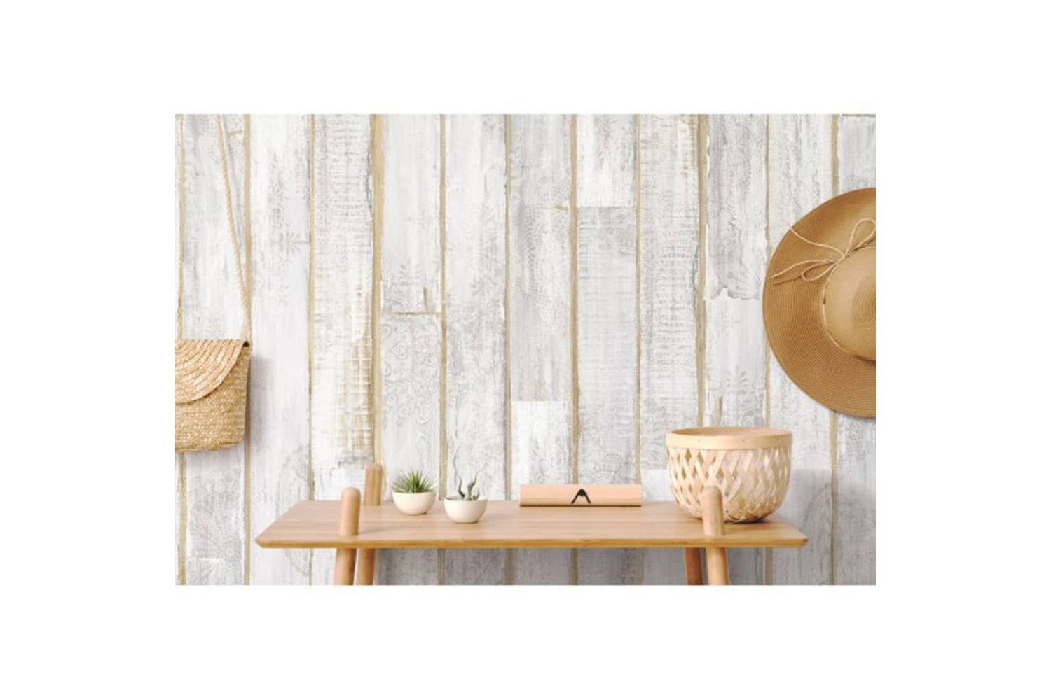 Grosfillex 442003 Wallcovering Tile Accent 9 Pcs 15.4x120 Cm Taiga
