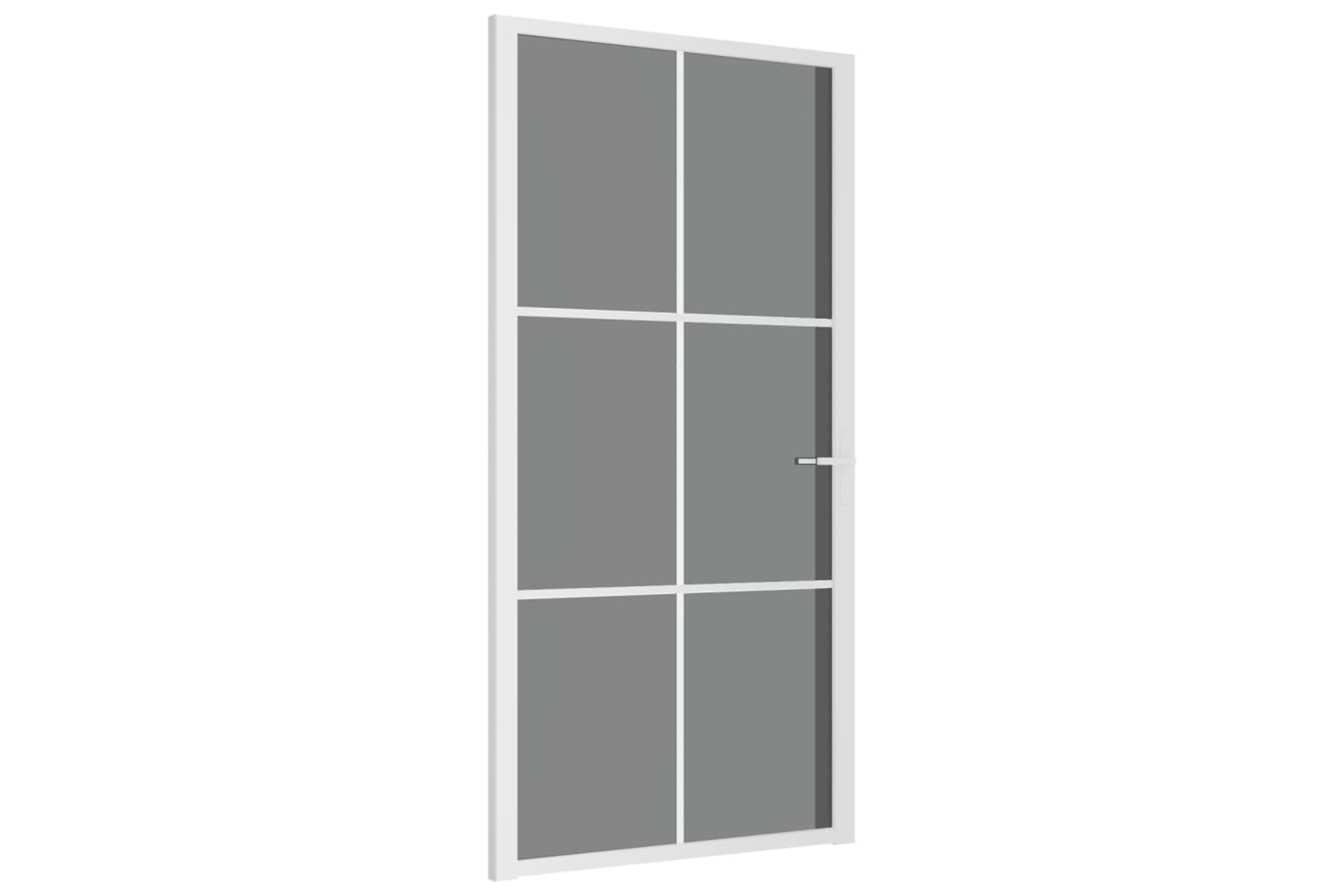 vidaXL 350591 Interior Door 102.5x201.5cm White Esg Glass And Aluminium