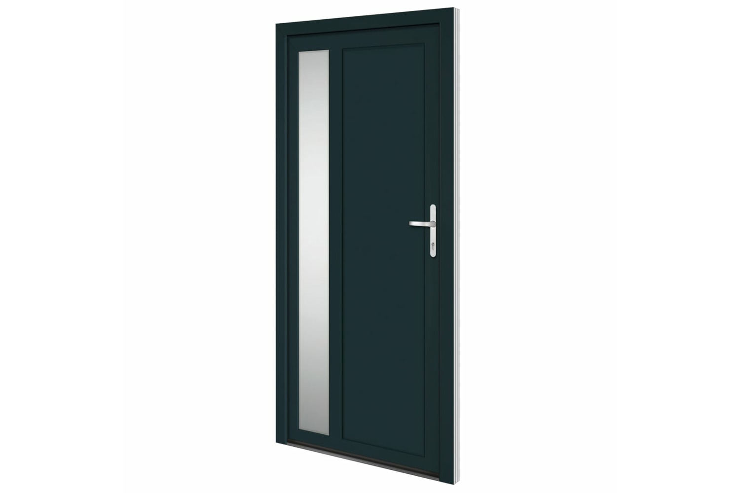 vidaXL 3157103 Front Door Anthracite 98x200cm Pvc