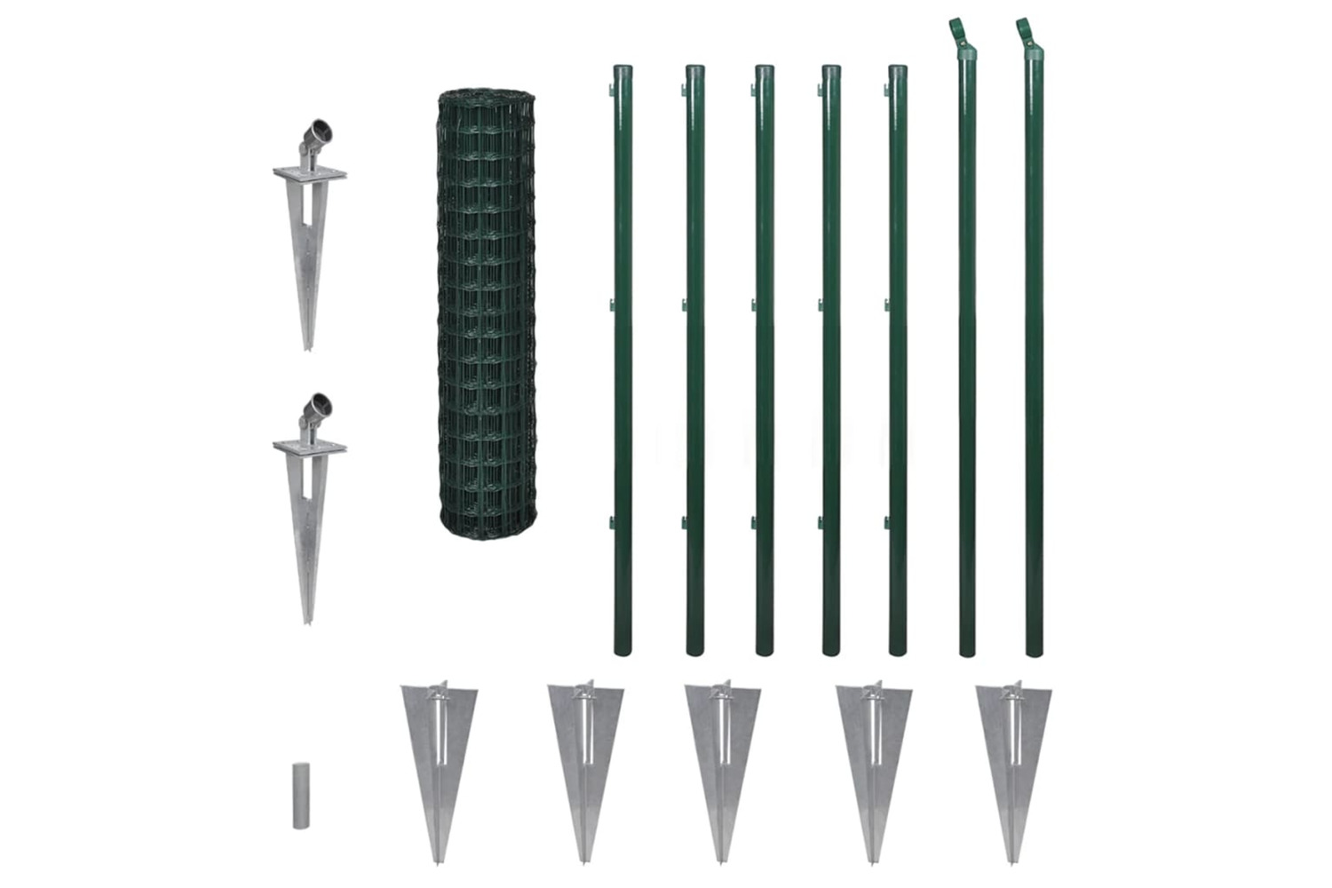 vidaXL 140558 Euro Fence Steel 10x1.2 M Green