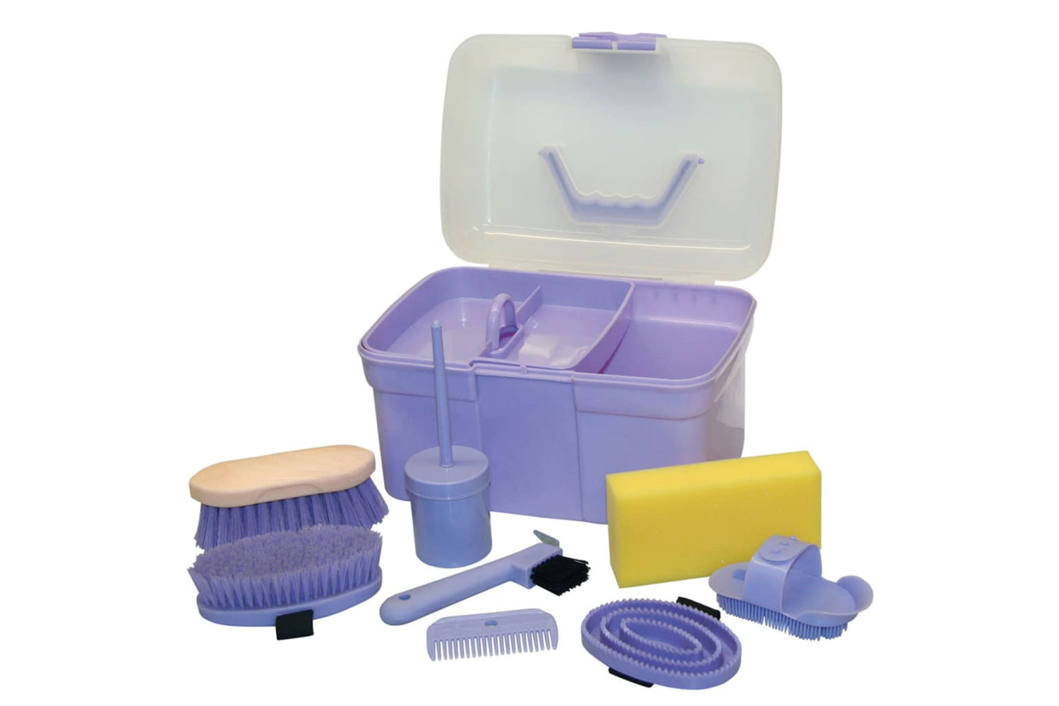 Kerbl 416021 Mini Grooming Box With 8 Tools Purple 321765