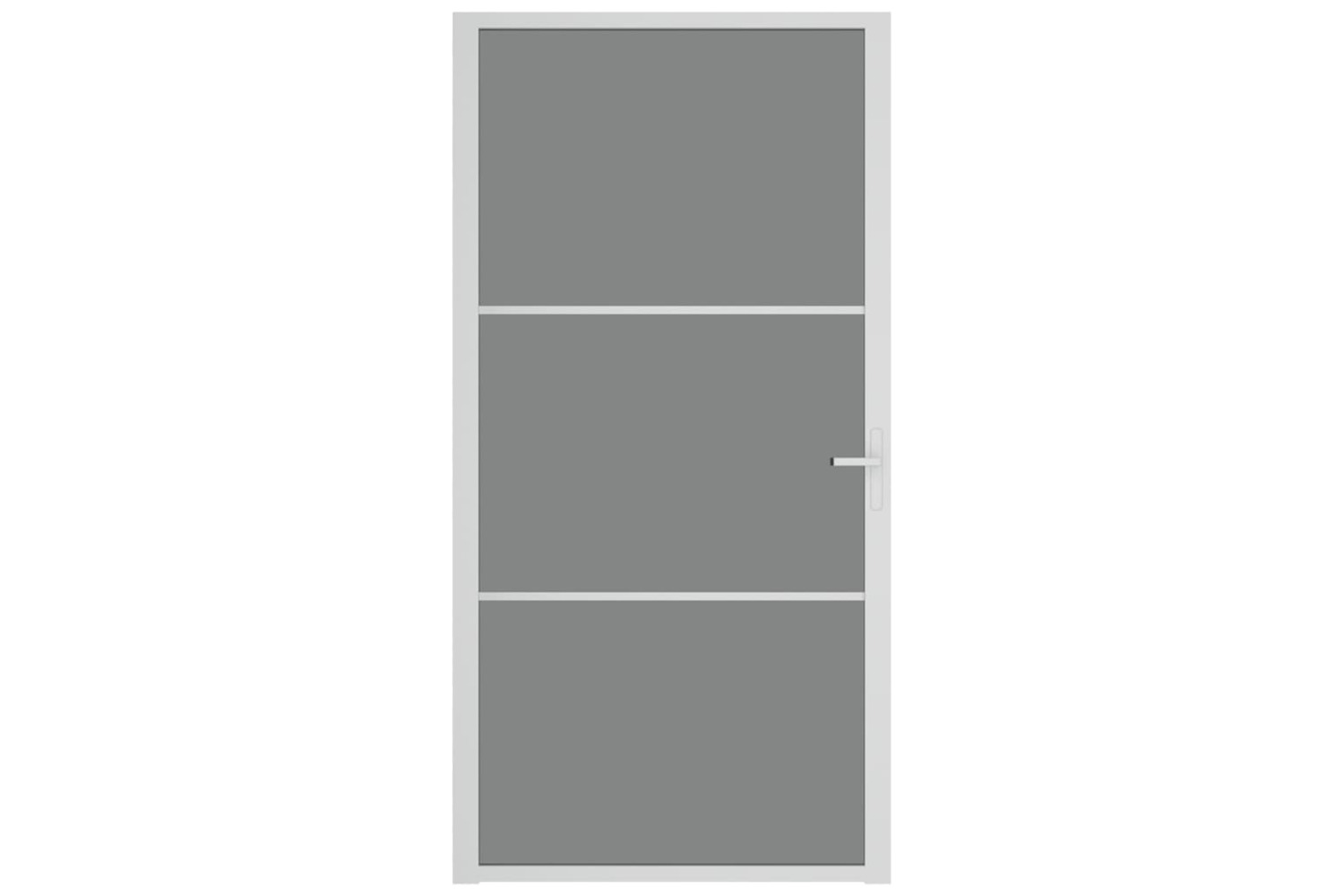 vidaXL 350587 Interior Door 102.5x201.5cm White Esg Glass And Aluminium