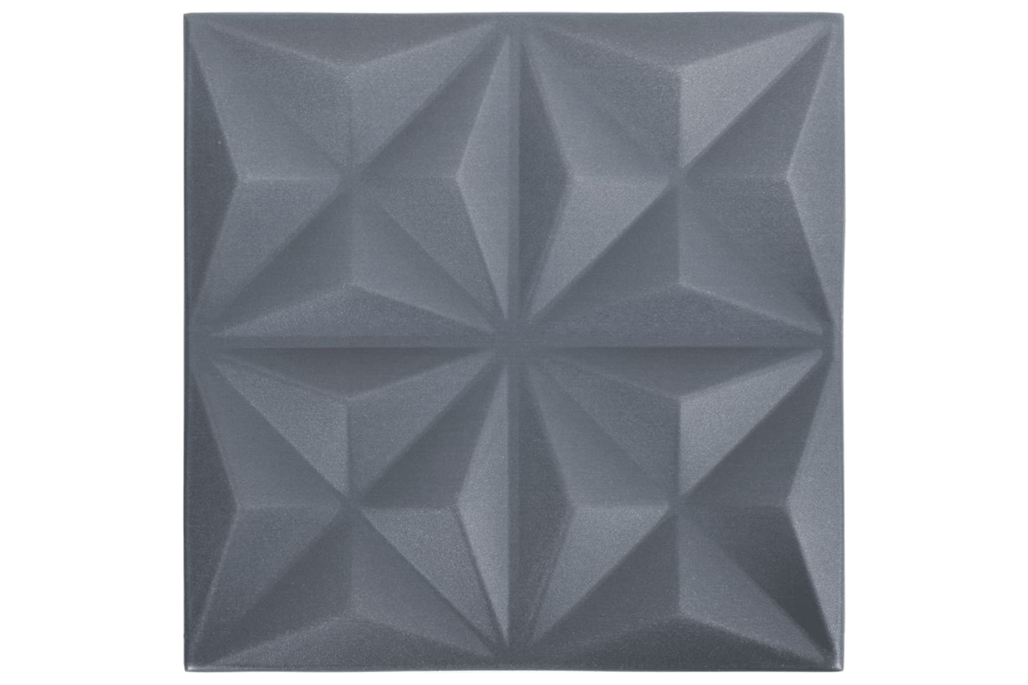 Vidaxl 3d Wall Panels 48 Pcs 50x50 Cm Origami Grey 12 M²