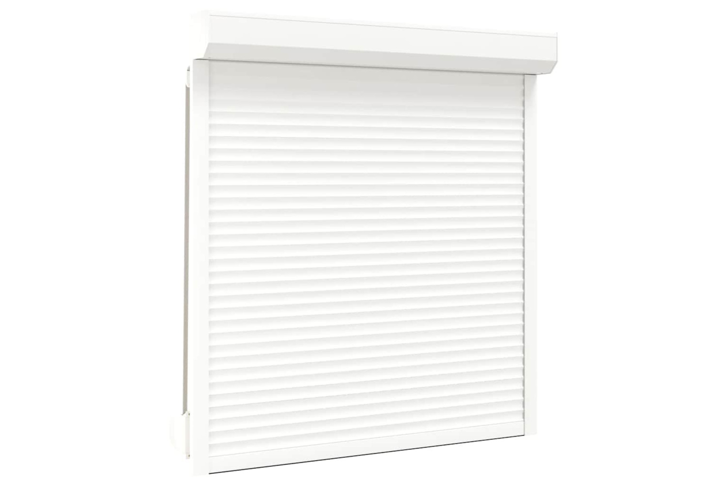 Vidaxl Roller Shutter Aluminium 130x140 Cm White