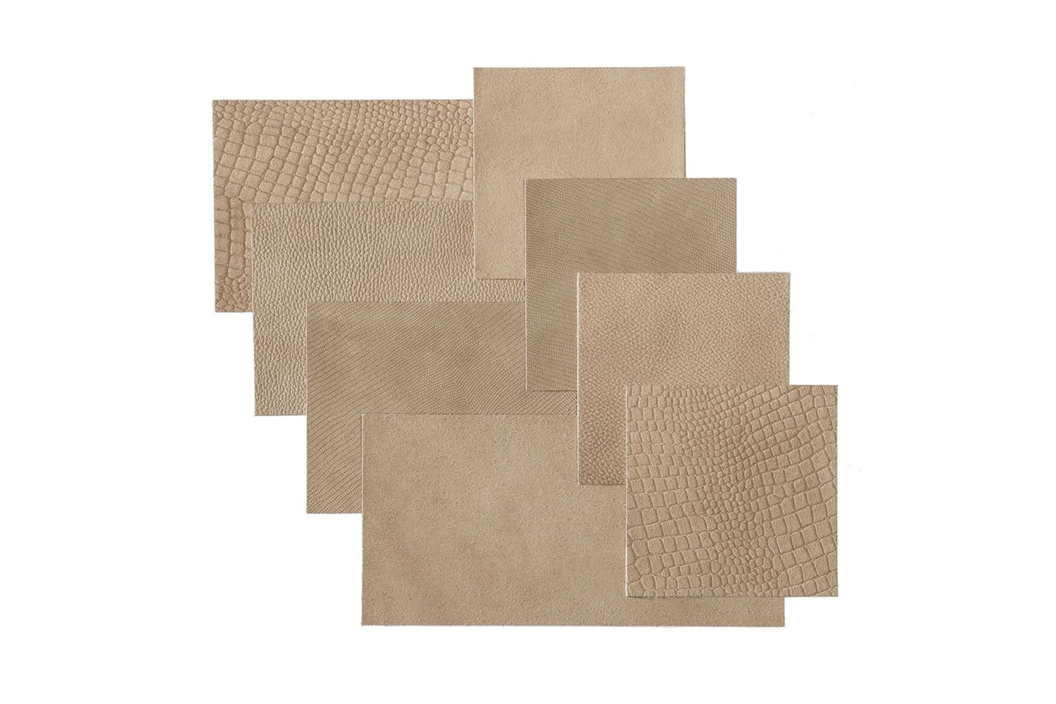 Wallart 440928 Leather Tiles Borret Sandy Beige 32 Pcs