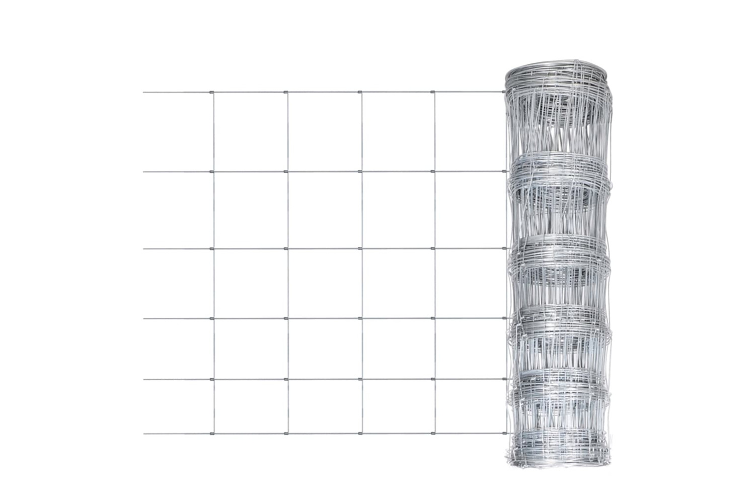 vidaXL 149489 Garden Fence Galvanised Steel 50x1.5 M Silver