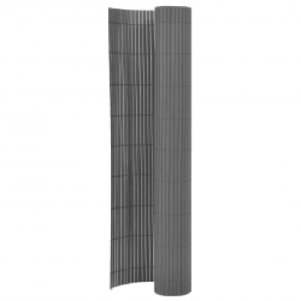 Vidaxl 317160 Double-sided Garden Fence 110x400 Cm Grey