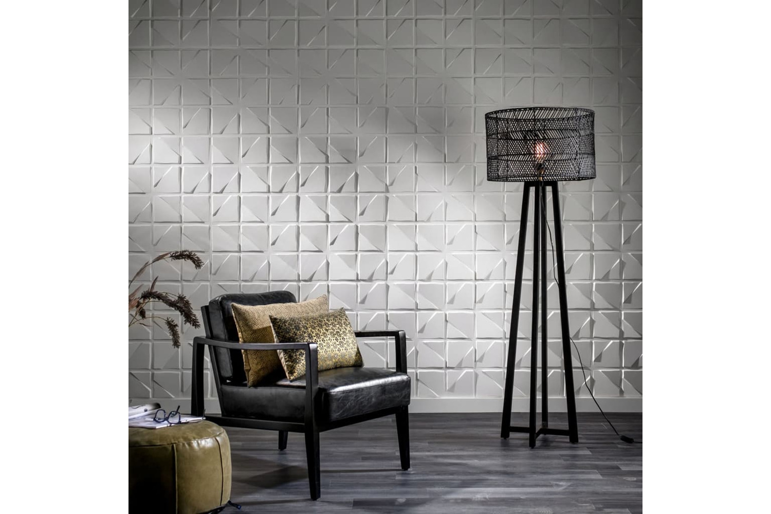 Wallart 438338 3d Wall Panels Feline 12 Pcs Ga-wa29