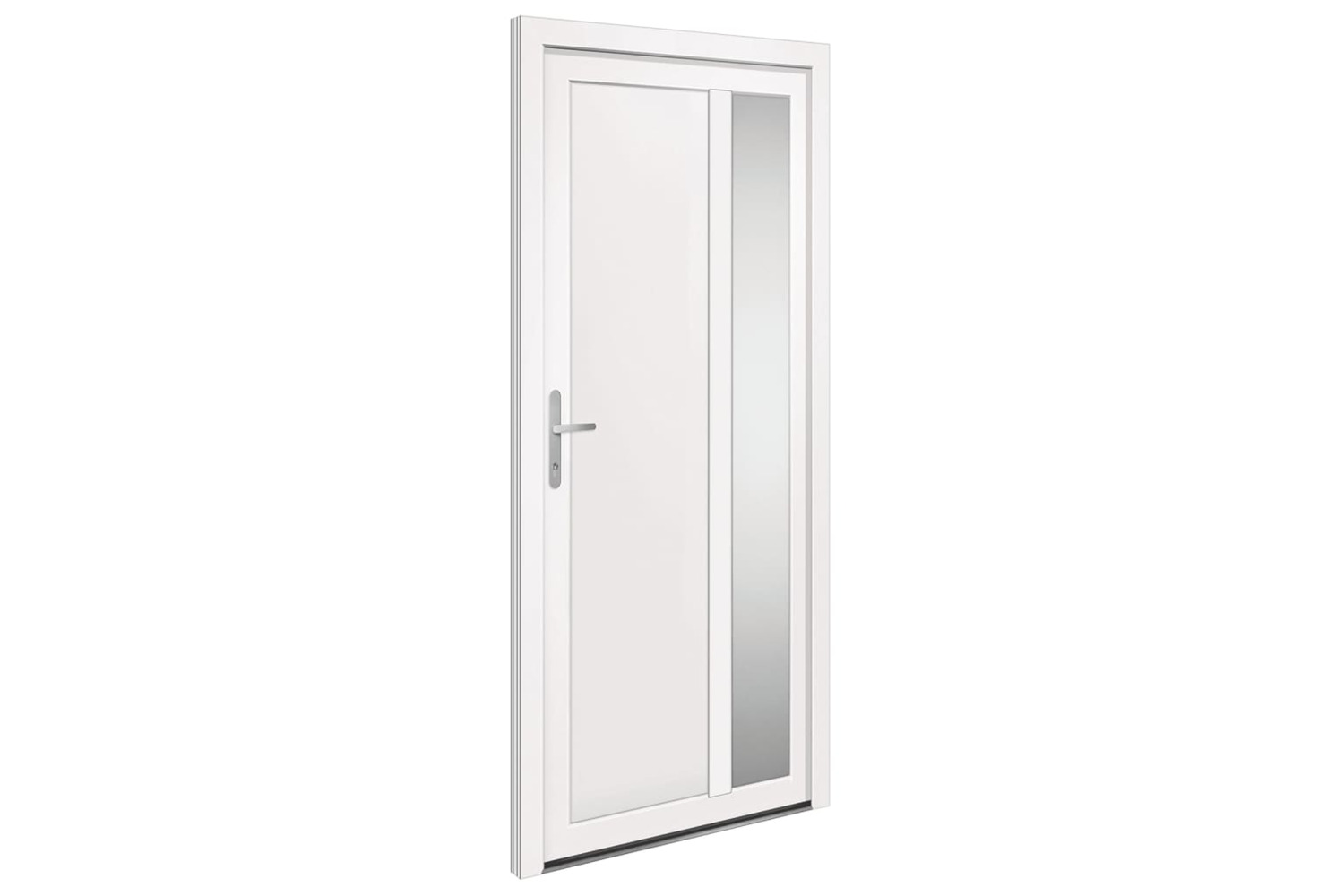 vidaXL 3157095 Front Door White 98x208cm Pvc