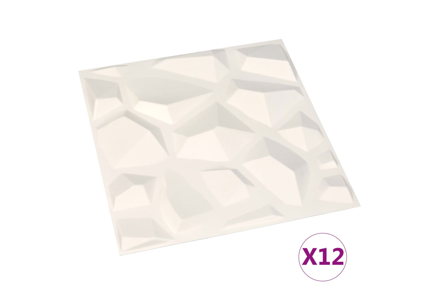 vidaXL 146299 12 Pcs Wall Panels 3d 0.5x0.5 M 3 m²