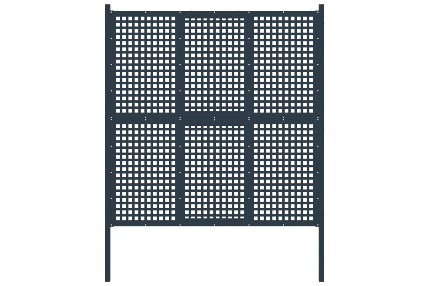 vidaXL 146408 Garden Fence Steel 177x250cm Anthracite