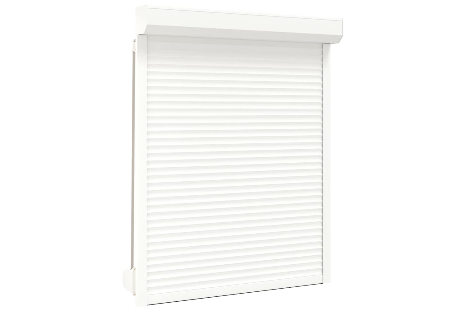 Vidaxl Roller Shutter Aluminium 120x150 Cm White