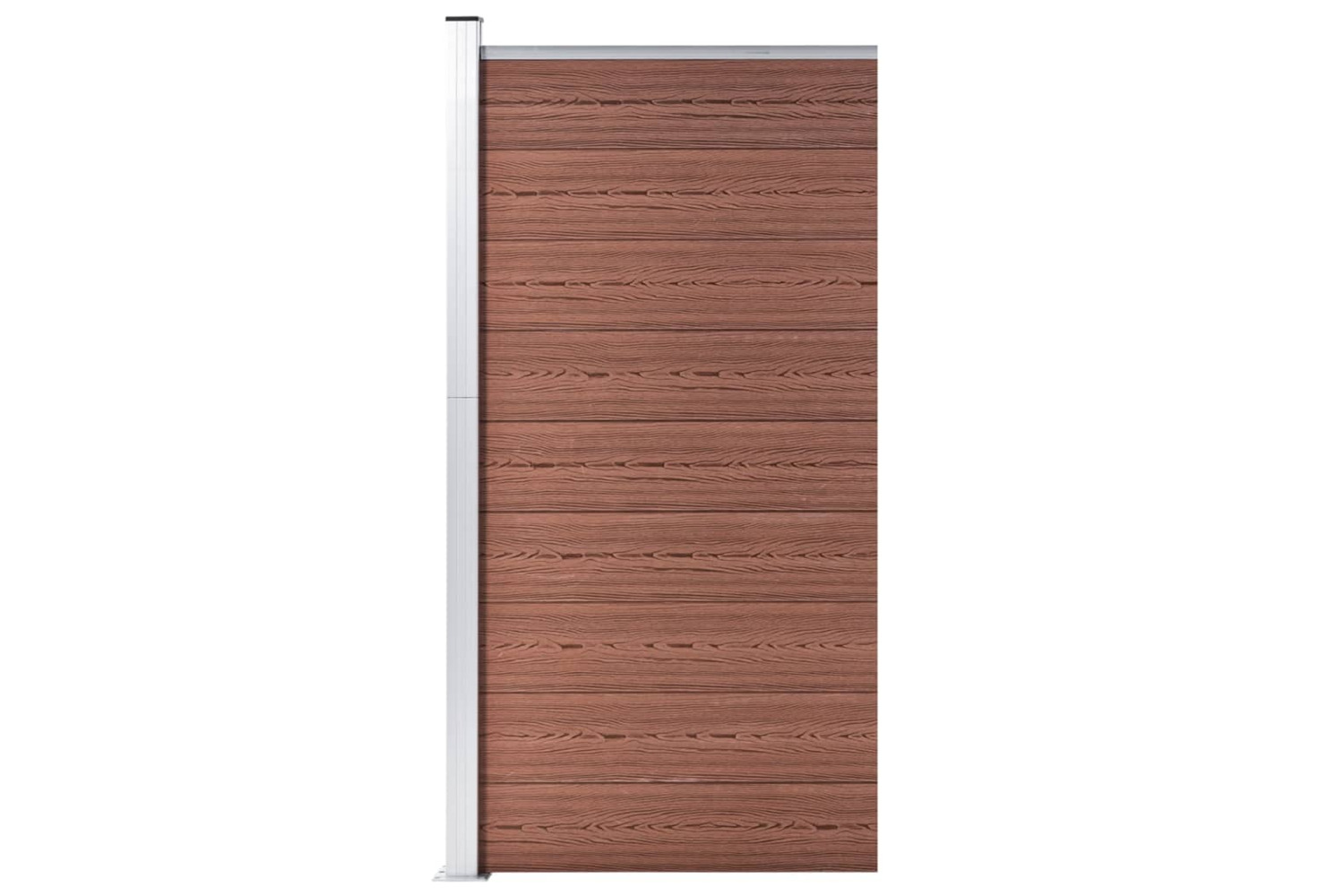 vidaXL 148977 Fence Panel Wpc 95x186cm Brown