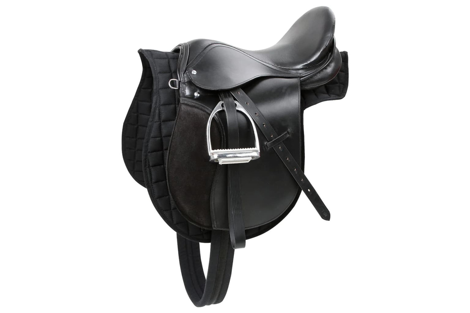 Kerbl 406319 Haflinger Saddle Leather Black 32285