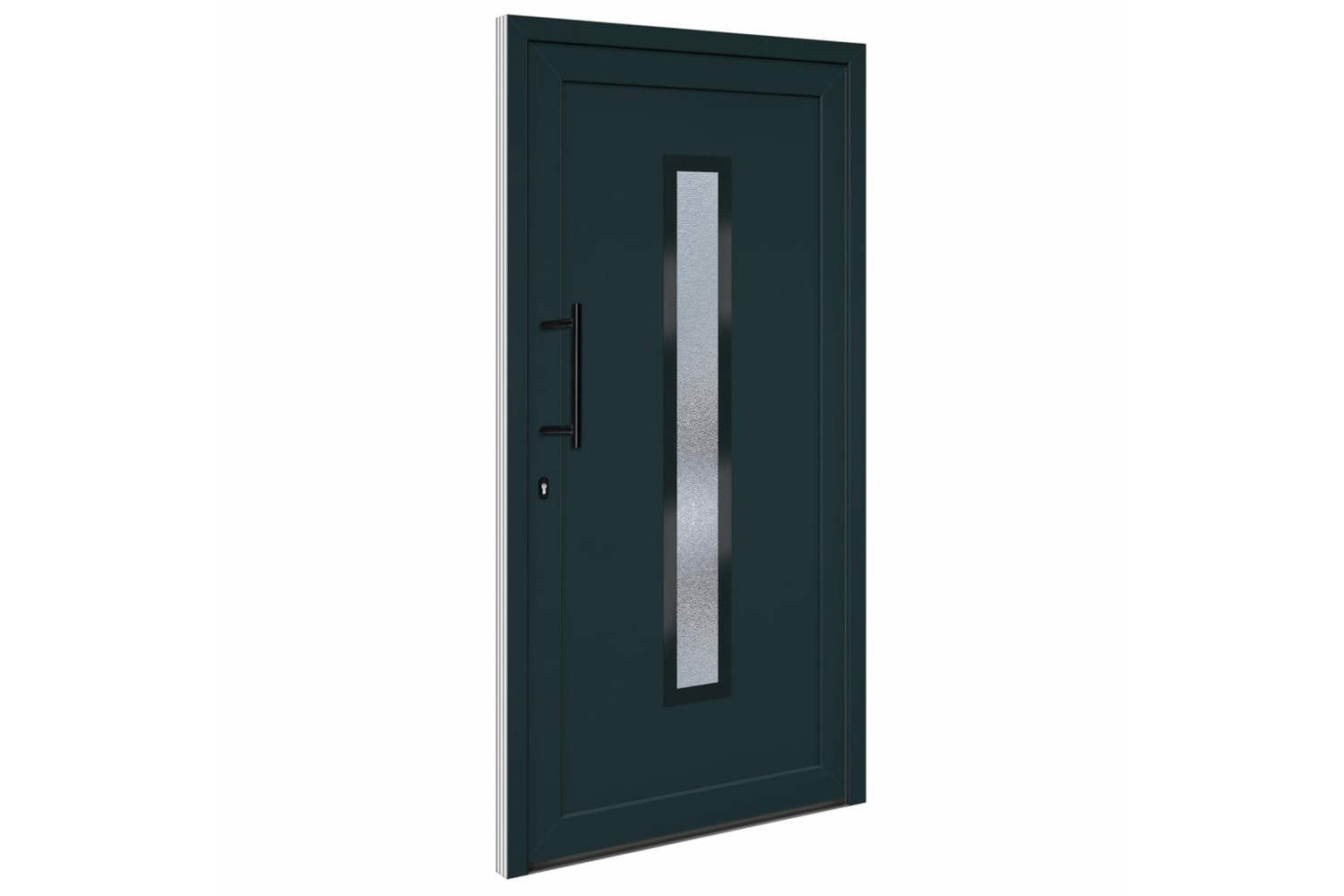 vidaXL 3157088 Front Door Anthracite 108x208cm Pvc