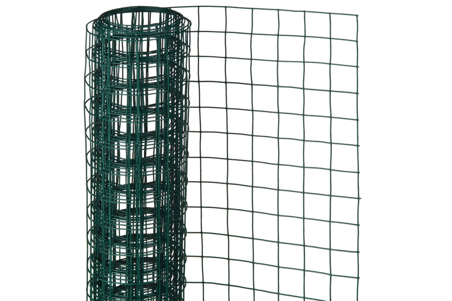 Nature 409379 Wire Mesh Square 1x5 M 25 Mm Plastic Coated Steel Green