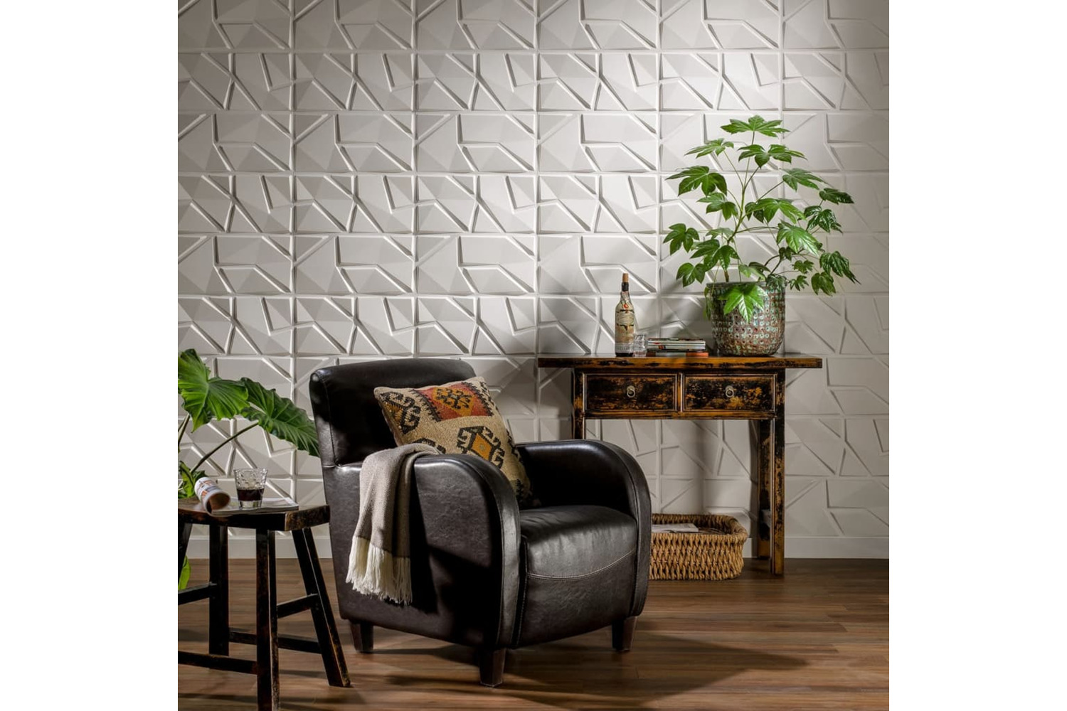 Wallart 438340 3d Wall Panels Liam 12 Pcs Ga-wa31