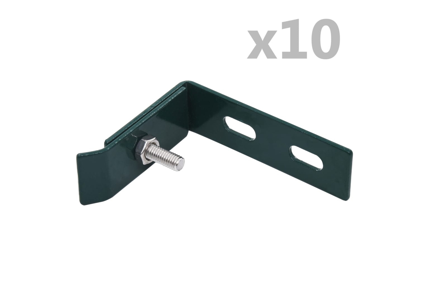 vidaXL 144502 Wall Corner Connector 10 Sets Green