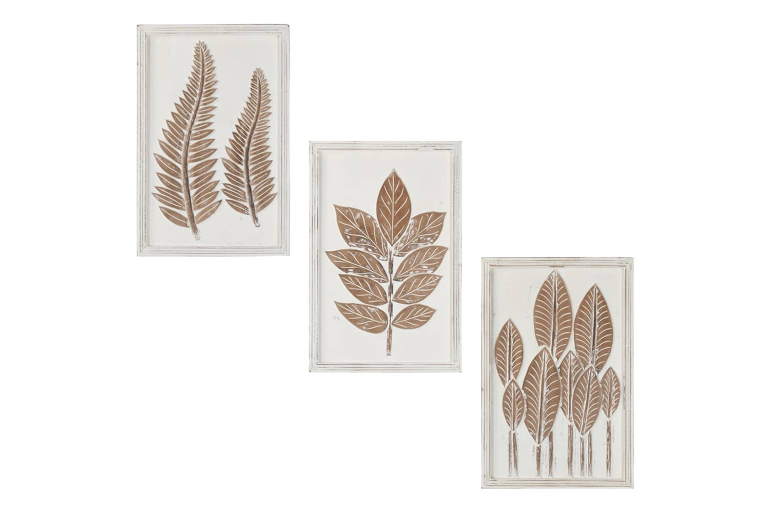 vidaXL 321660 Hand-carved Wall Panels 3 Pcs Mdf 40x60x1.5cm