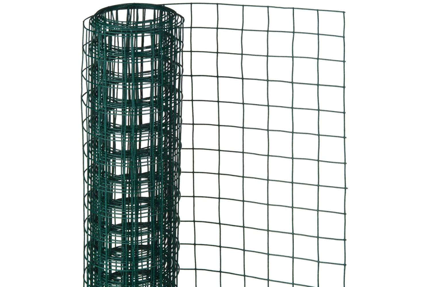 Nature 419776 Wire Mesh Square 0.5x2.5 M 13 Mm Plastic Coated Steel Green