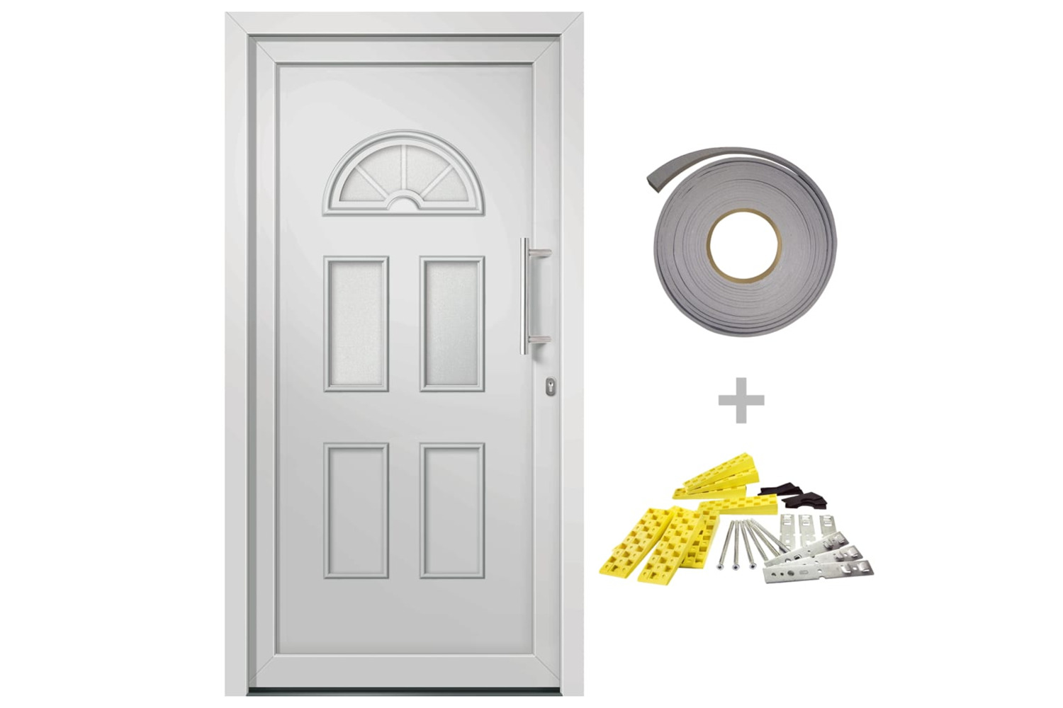 vidaXL 279256 Front Door White 88x208cm