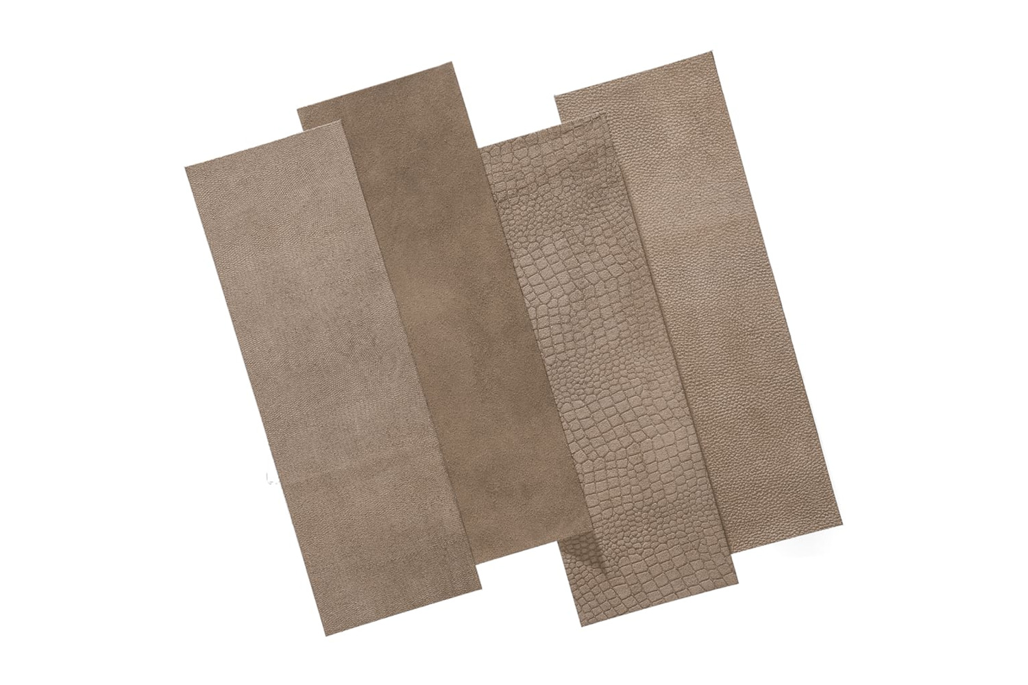 Wallart 440934 Leather Tiles Stubbs Smokey Taupe 16 Pcs