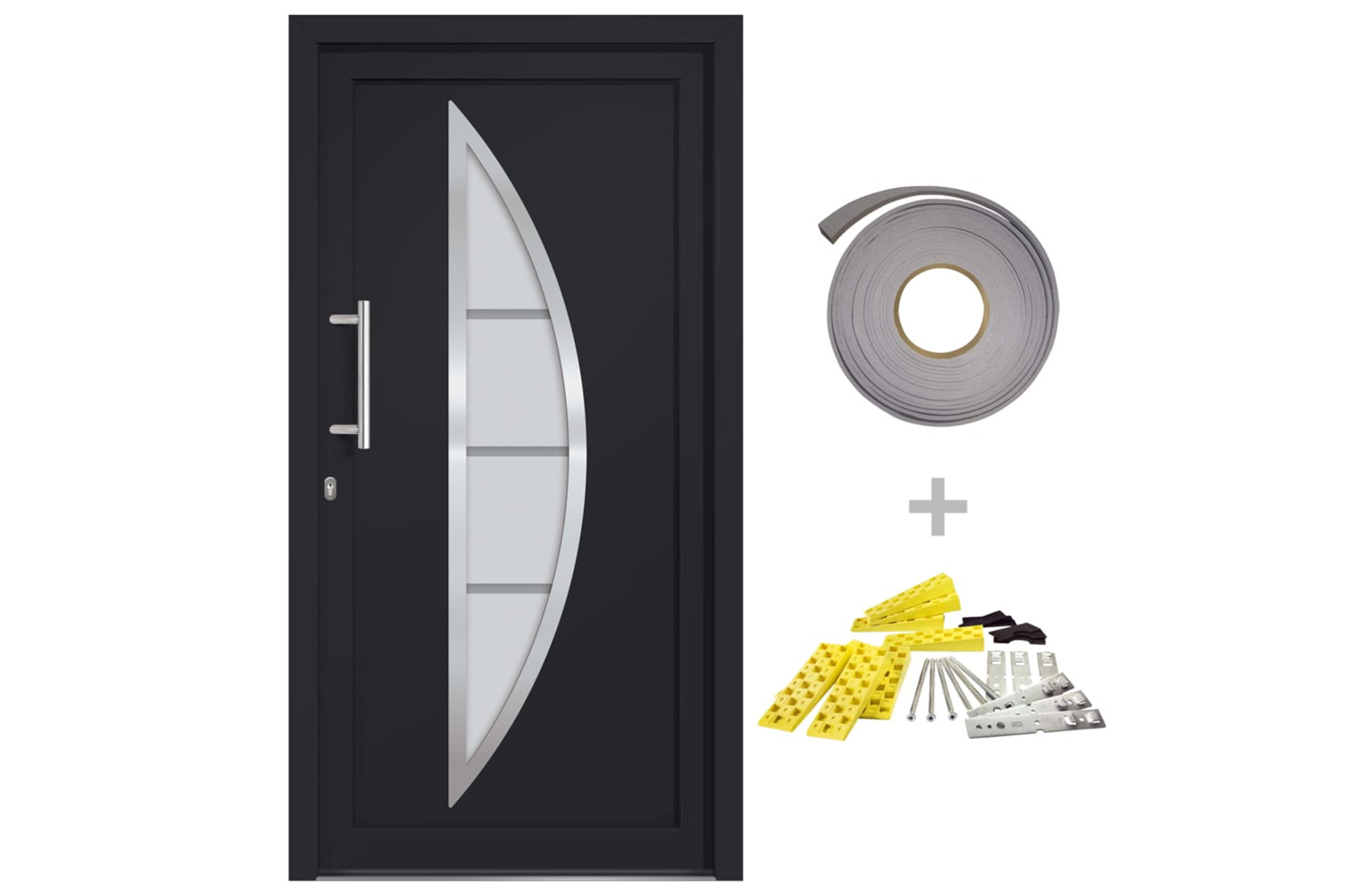 vidaXL 279213 Front Door Anthracite 98x200cm