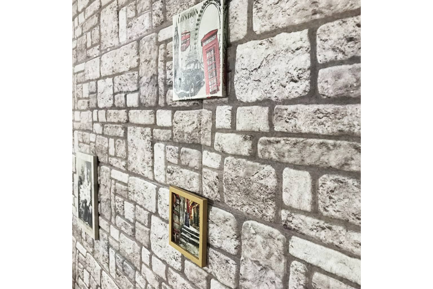 vidaXL 332929 3d Wall Panels With Grey Brick Design 10 Pcs Eps