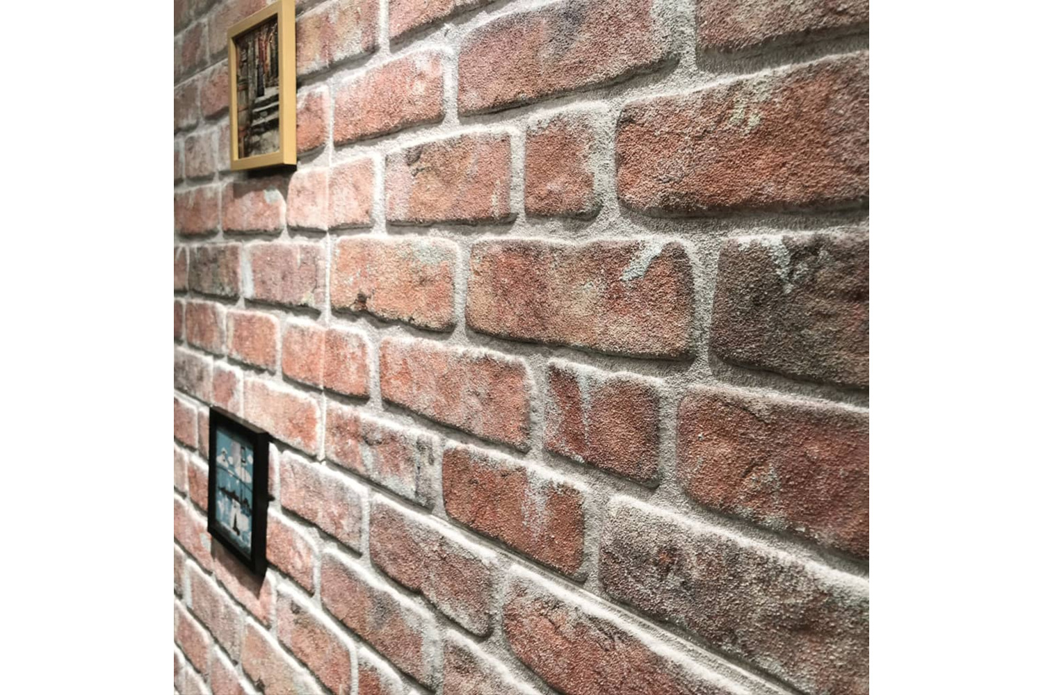 vidaXL 332921 3d Wall Panels With Red Brick Design 10 Pcs Eps