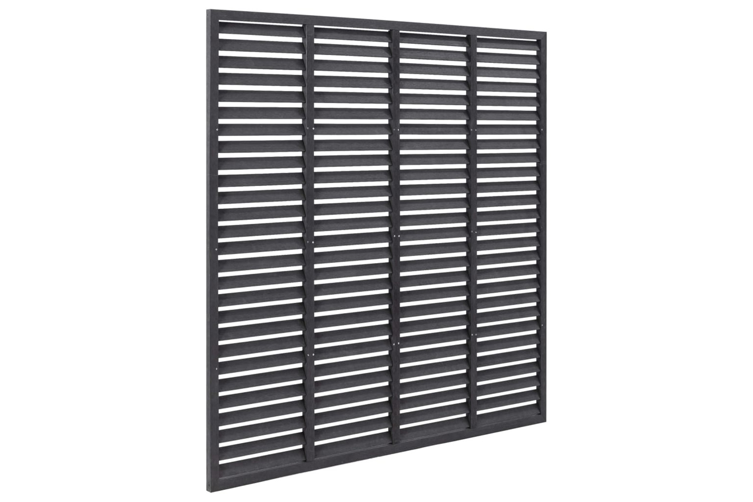 vidaXL 49079 Louver Fence Wpc 170x170cm Grey