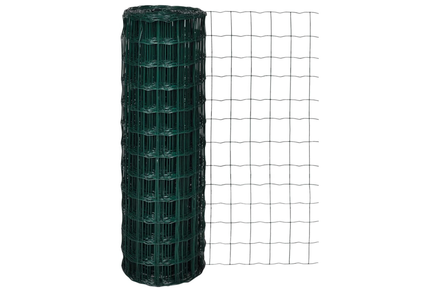 vidaXL 140580 Euro Fence Steel 25x1.2 M Green