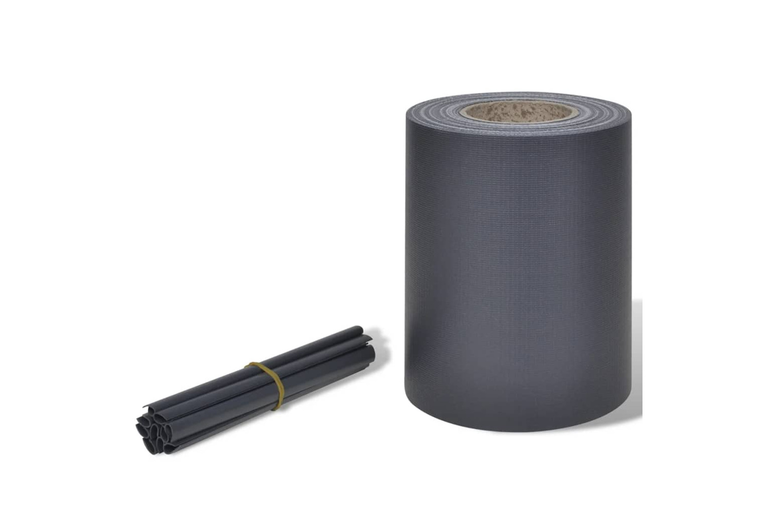 vidaXL 41617 Garden Privacy Screen Pvc 70x0.19 M Dark Grey