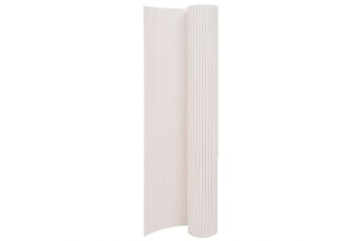 Vidaxl 317151 Double-sided Garden Fence 110x300 Cm White