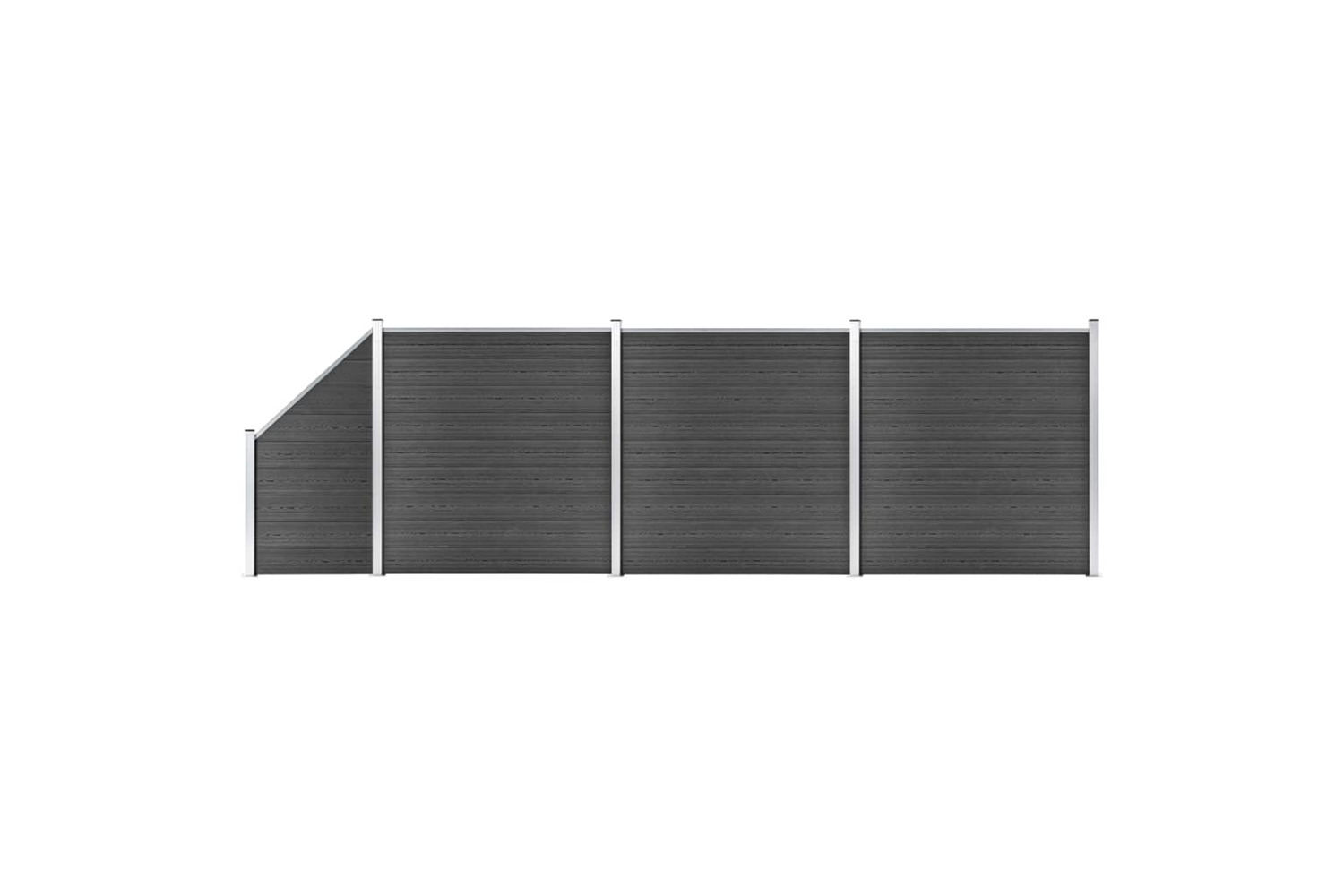 vidaXL 3070439 Fence Panel Set Wpc 619x