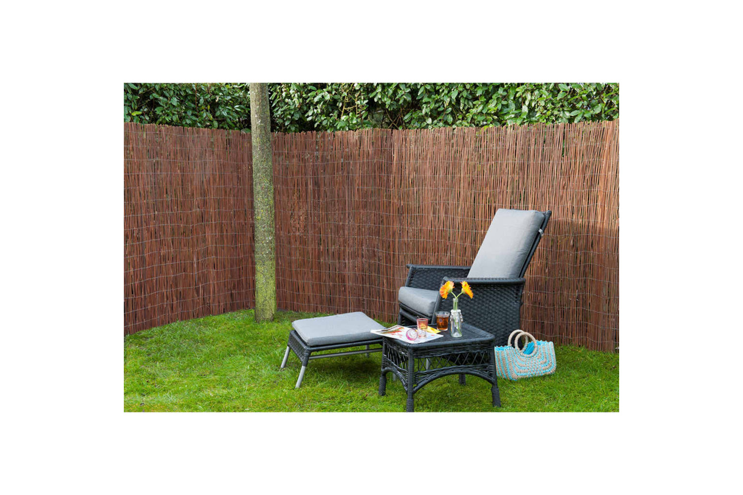 Nature 409362 Garden Screen Willow 1.5x3 M 10 Mm Thick