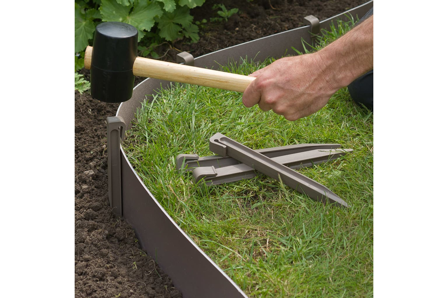 Nature 428504 Garden Anchor Pegs 10 Pcs Taupe