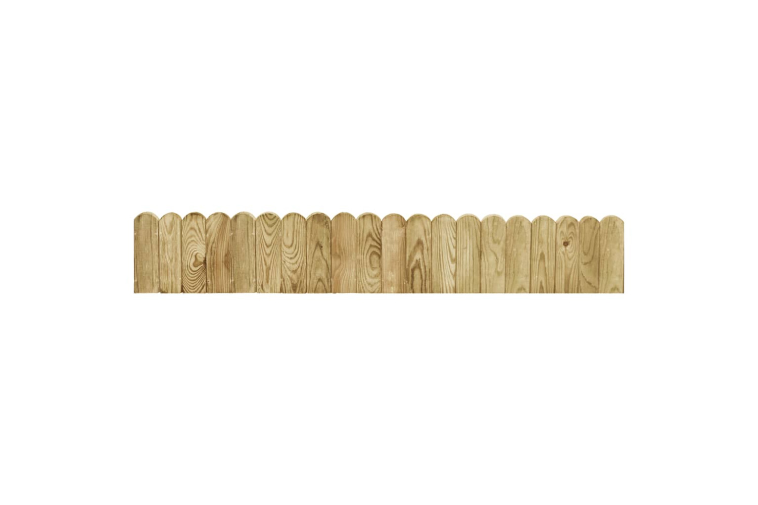vidaXL 49105 Border Roll Green 120cm Impregnated Pinewood