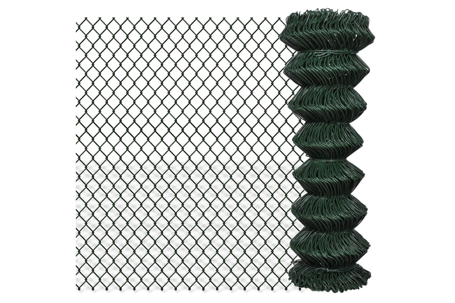 vidaXL 140350 Chain Link Fence Steel 1,25x25 M